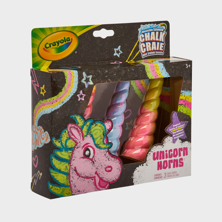 Crayola Unicorn Horns Sidewalk Chalk