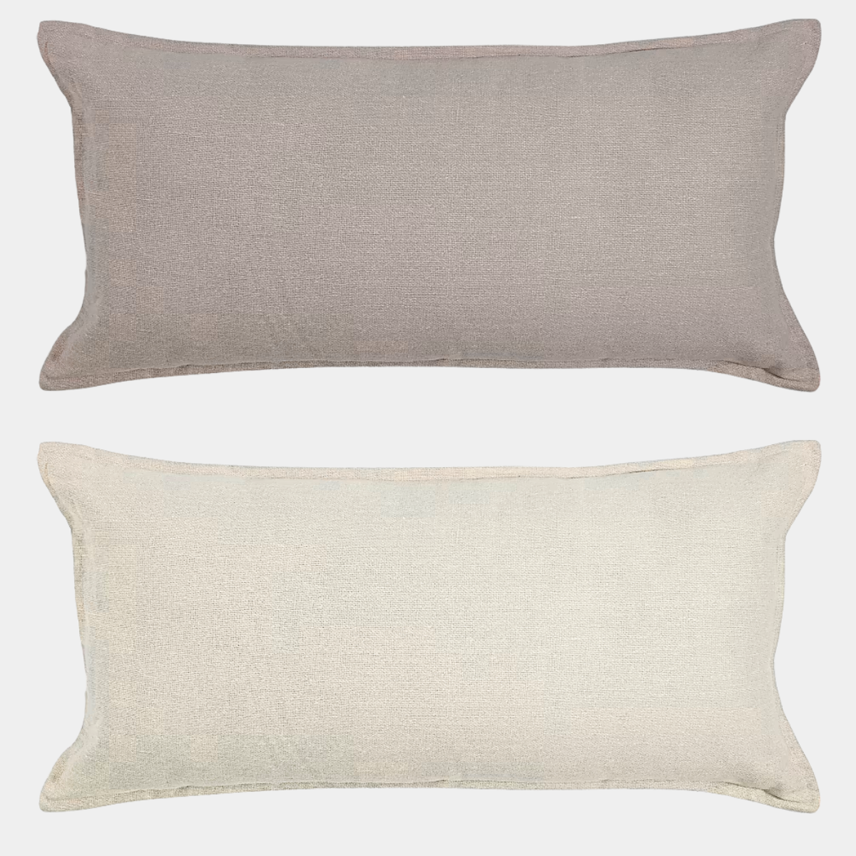 Contrast Cotton Bolster Cushion