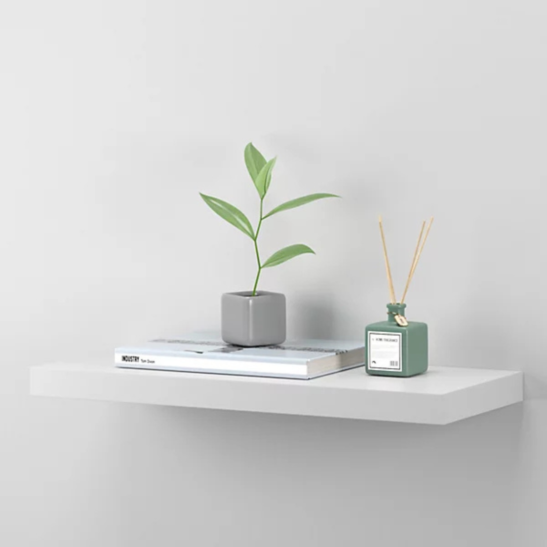 White Floating Shelf 60x24cm