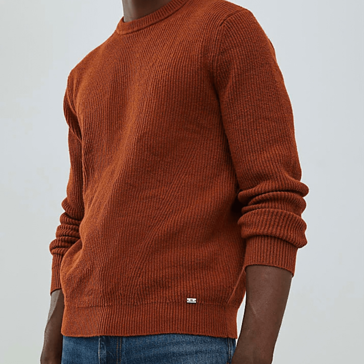 Mens RI Crew Neck Knitted Jumper from You Know Who's