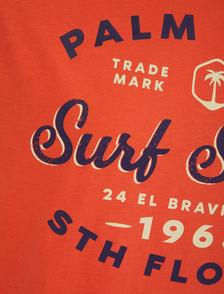 Mens Coral Surf Shack T-shirt