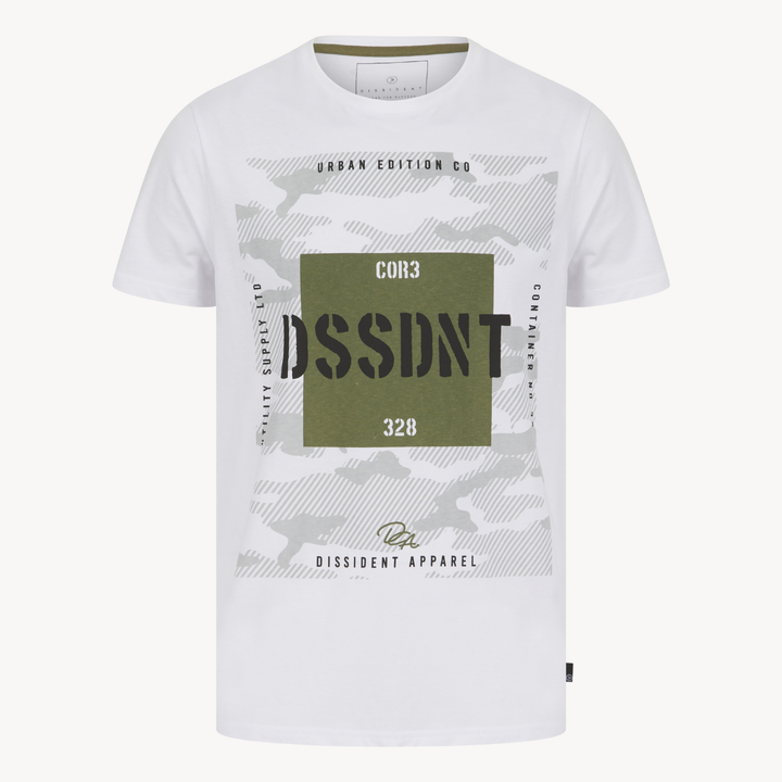 Mens White DSSDNT T-shirt