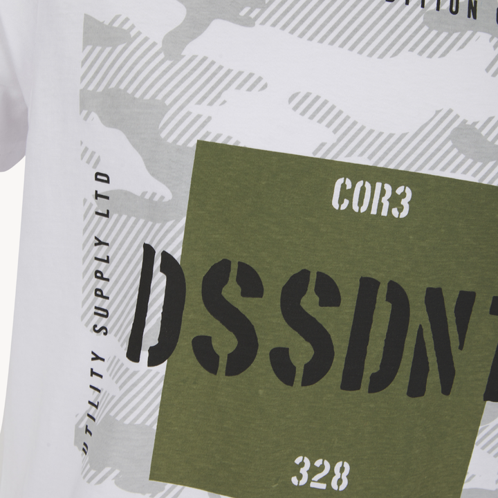 Mens White DSSDNT T-shirt
