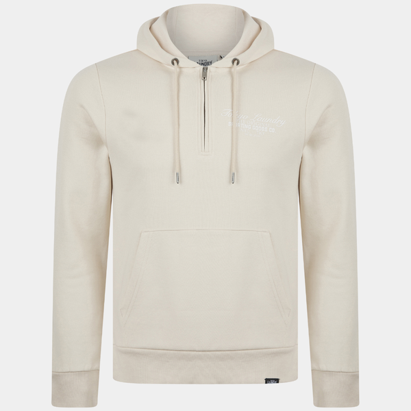 Mens Tokyo Laundry 1/4 Zip Hoodie
