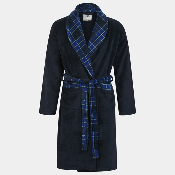 Mens Tokyo Laundry Checked Robe