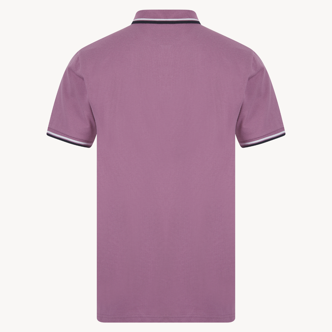 Men's Grape Pique Polo