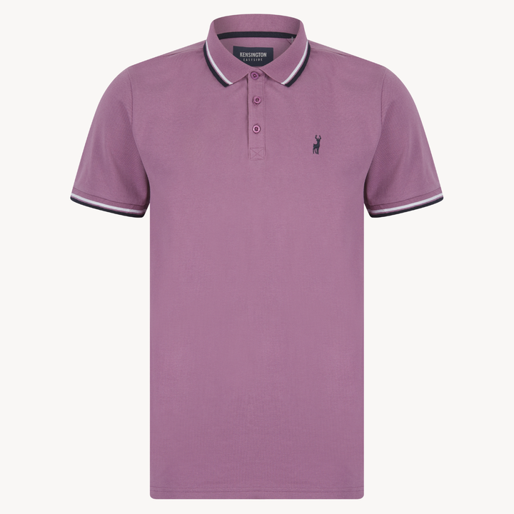 Men's Grape Pique Polo