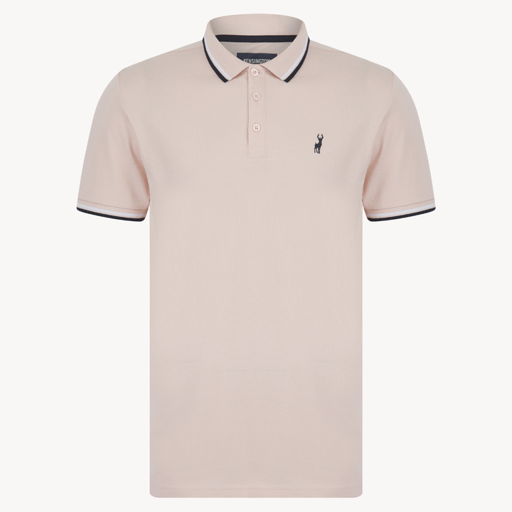 Men's Peach Pique Polo