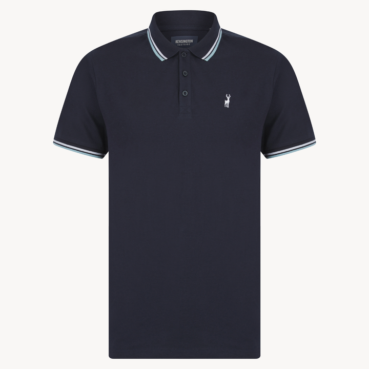Men's Navy Pique Polo