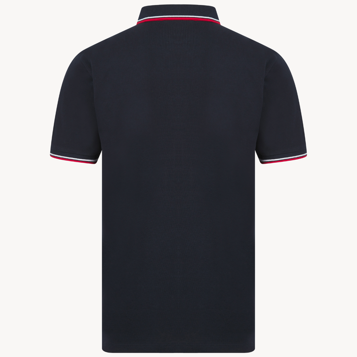 Men's Navy Polo Shirt With Embroidery
