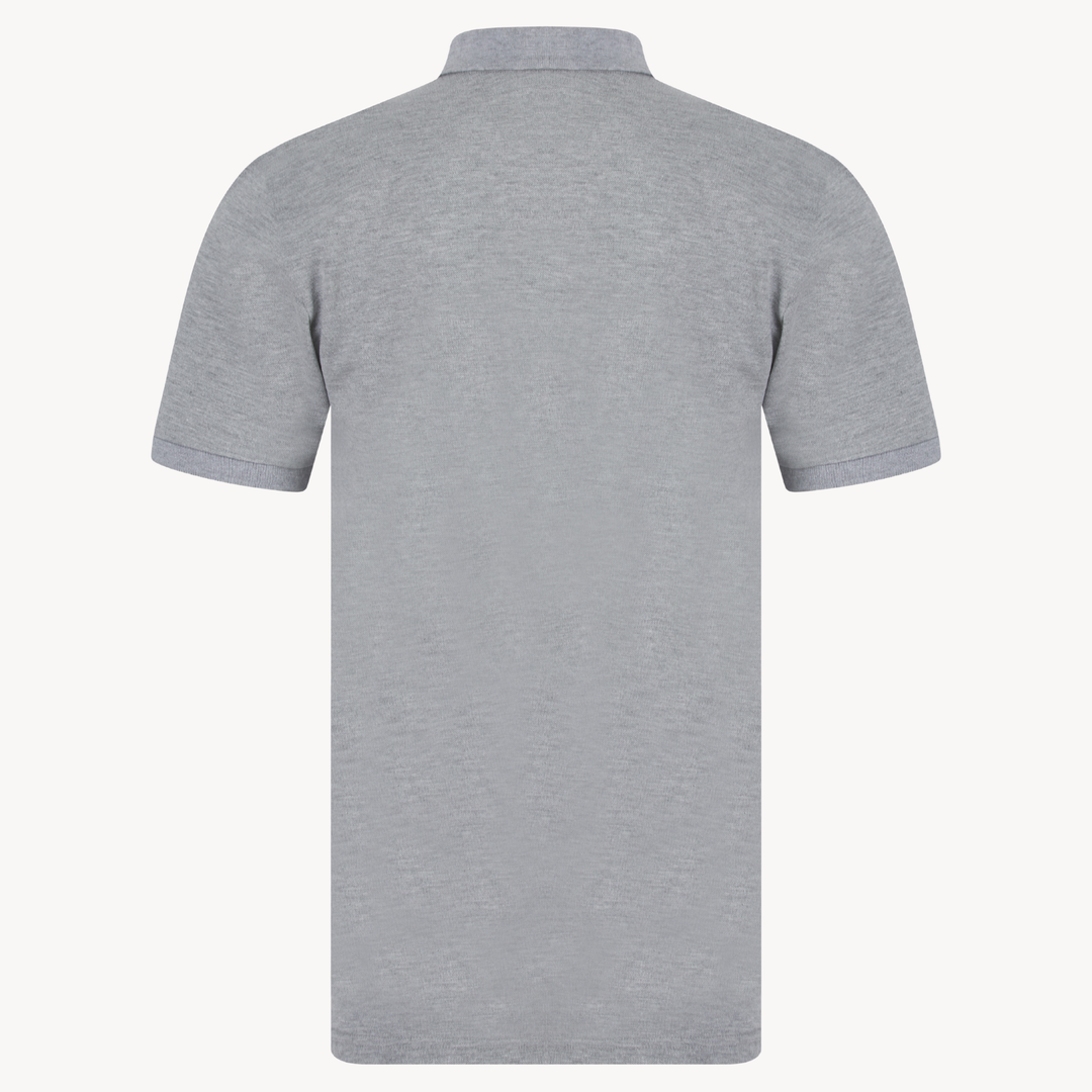 Men's Grey Marl Tokyo Laundry Polo Shirt