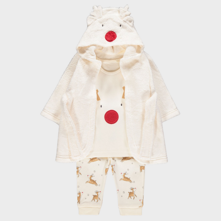 Reindeer Dressing Gown and Pyjama Set