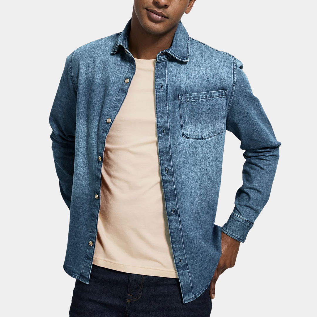 Mens Denim Jacket and Tee