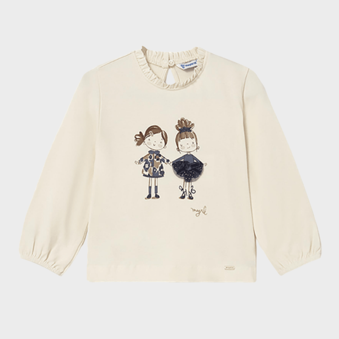2 Girls Printed Top (6M - 4Y) from You Know Who's