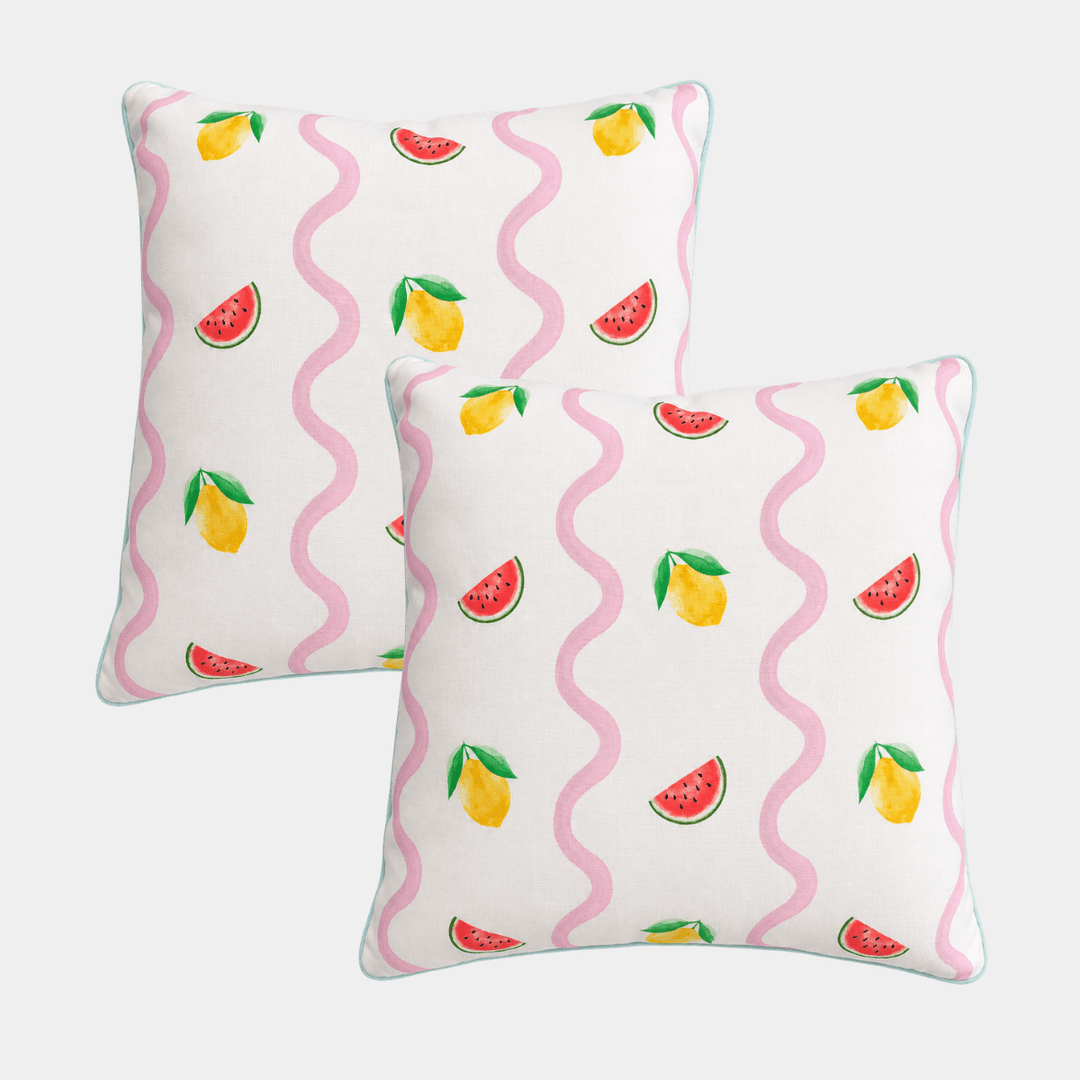 2 pack Fruit Garden Cushions 45x45cm from You Know Who's