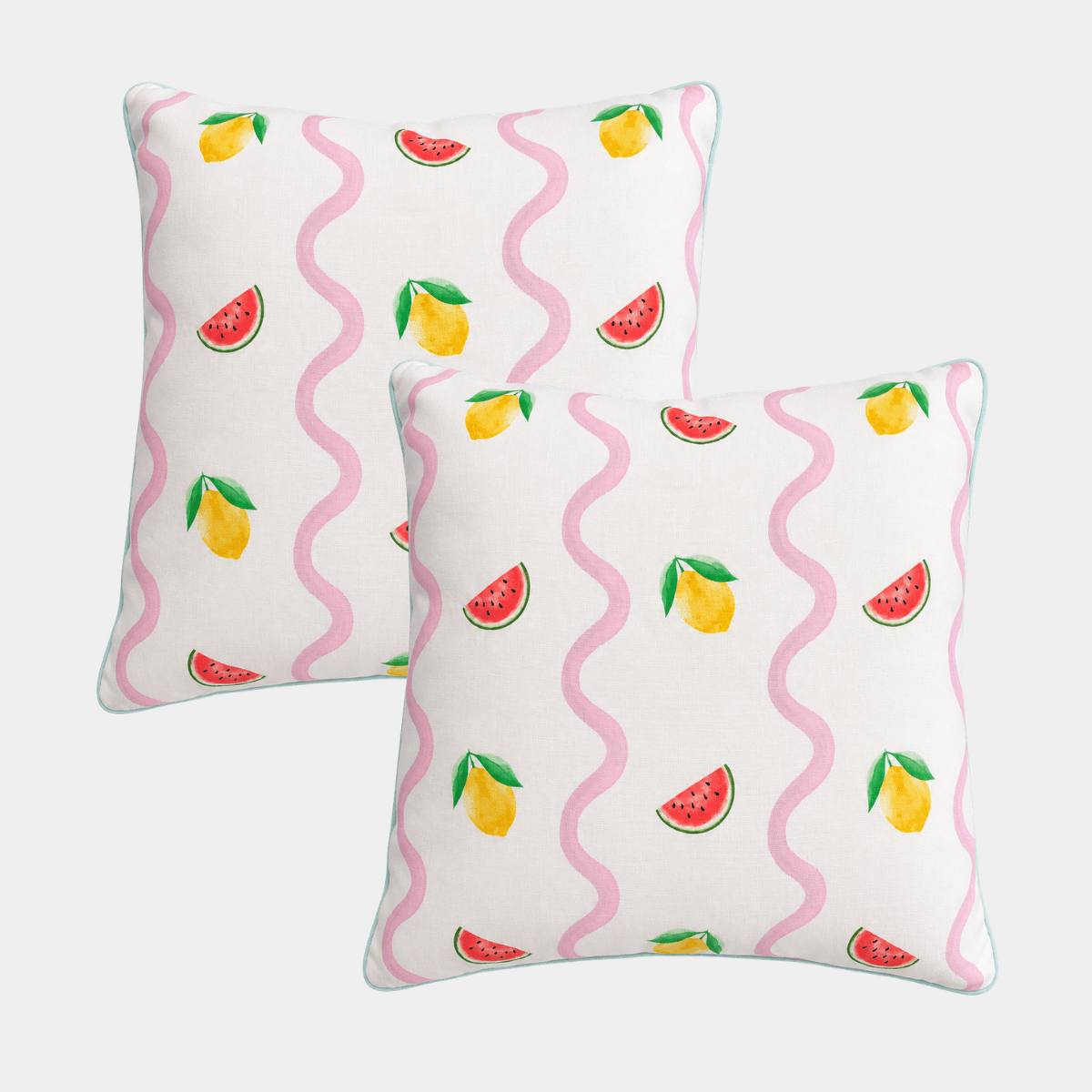 2 pack Fruit Garden Cushions 45x45cm from You Know Who's