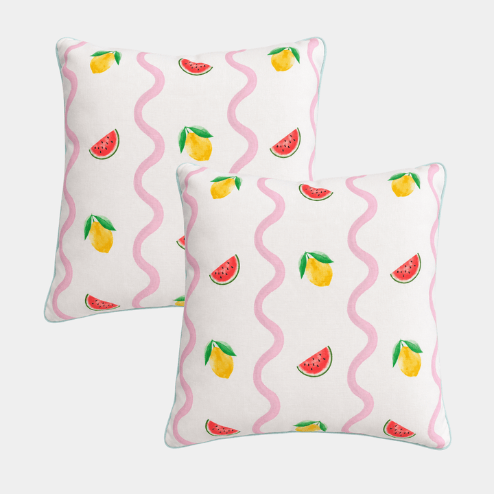 2 pack Fruit Garden Cushions 45x45cm from You Know Who's
