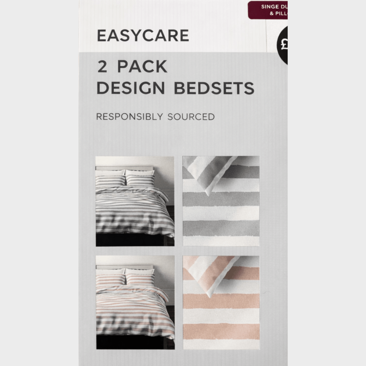 2 Pack Stripe Bedding Set from You Know Who's
