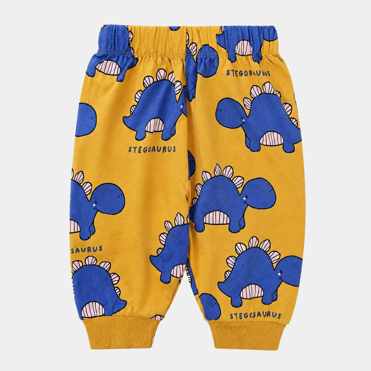 Boys Stegosaurus Print Cuff Joggers
