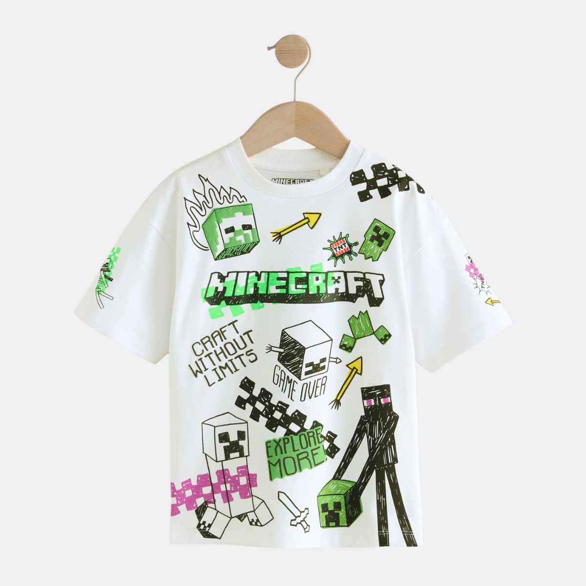 Kids Game Over Minecraft T-shirt