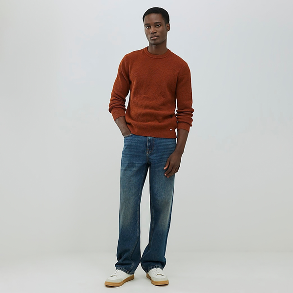 Mens RI Crew Neck Knitted Jumper