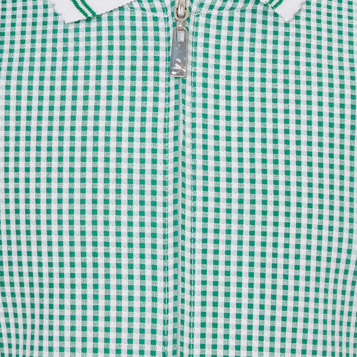 Girls Gingham Button 2pk School Dress