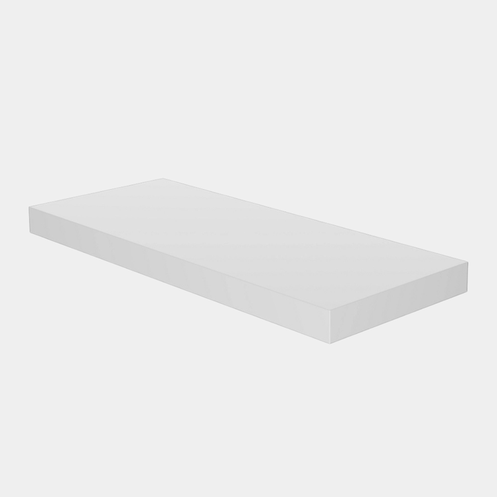 White Floating Shelf 60x24cm