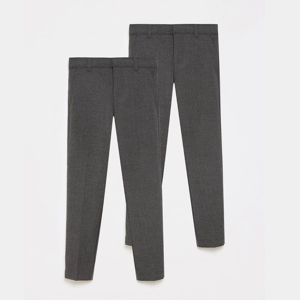 Boys Skinny Leg 2pk School Trouser