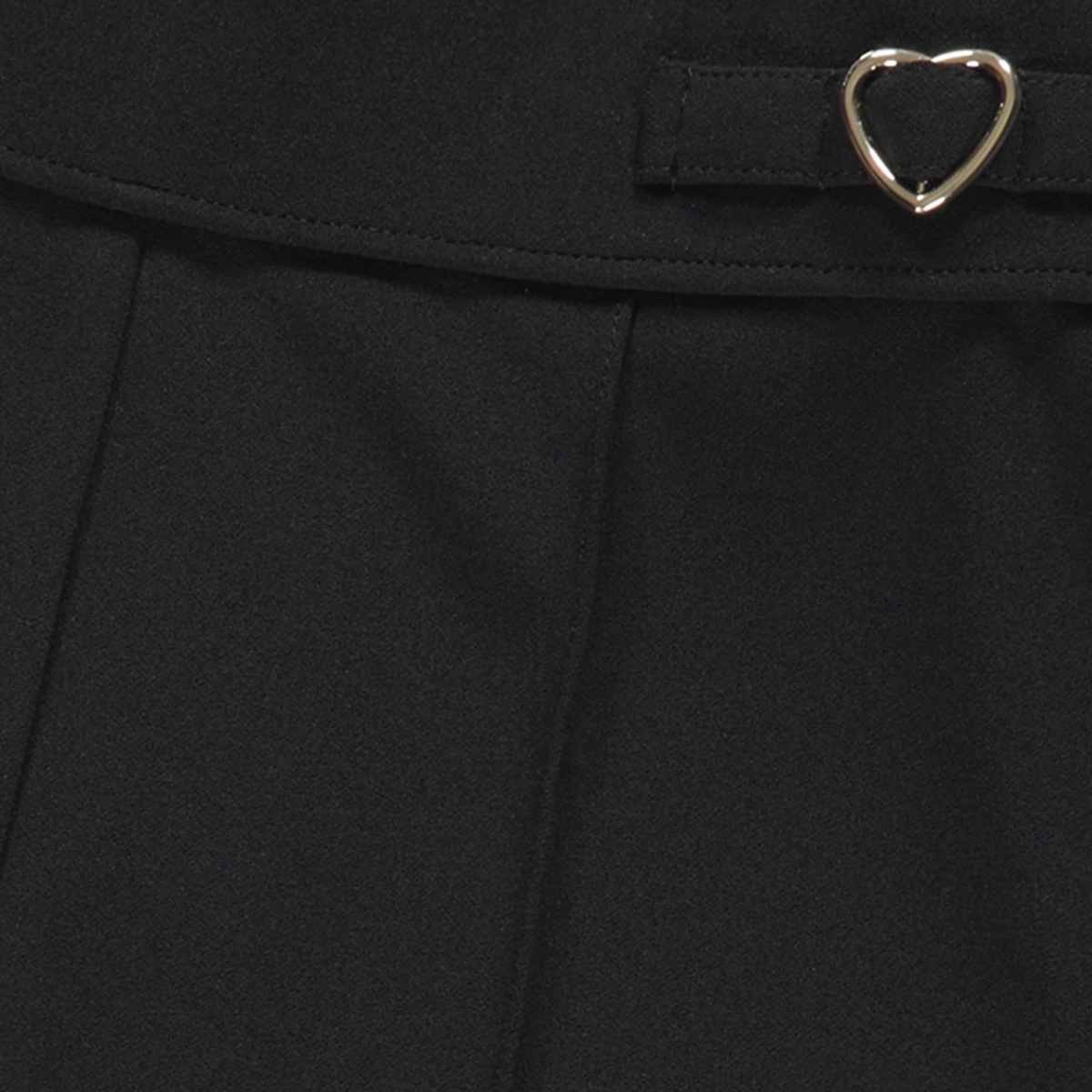 Girls Heart Buckle School Trouser