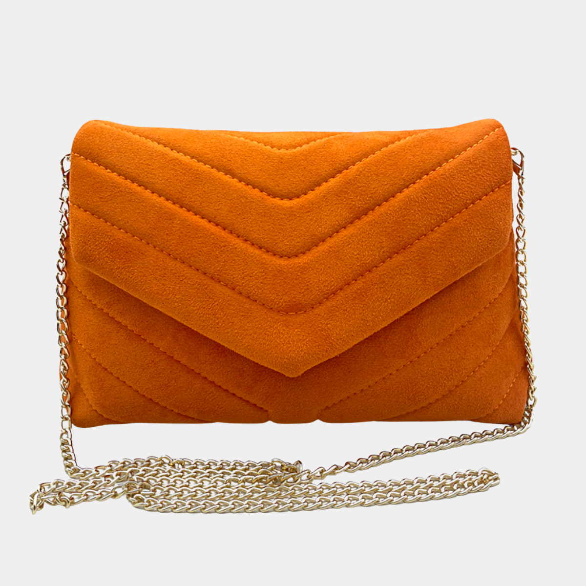 Quilted Velvet Clutch