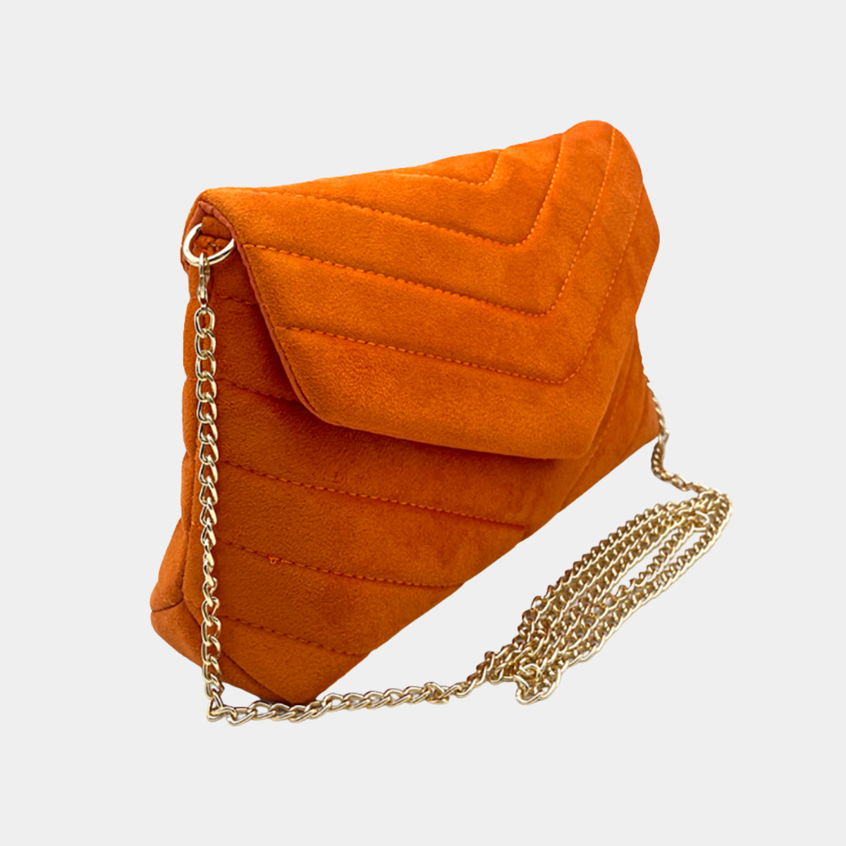 Quilted Velvet Clutch