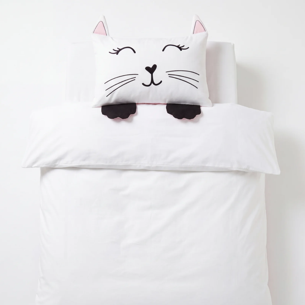 Reversible Cat Single Duvet Set