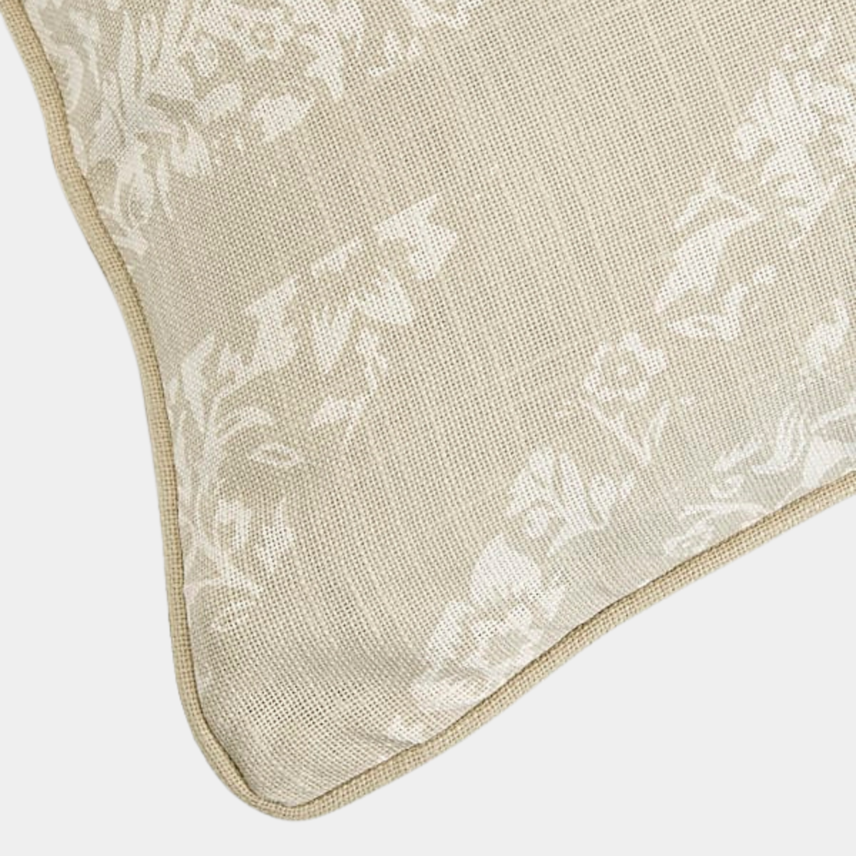 Neutral Floral Union Jack Cushion