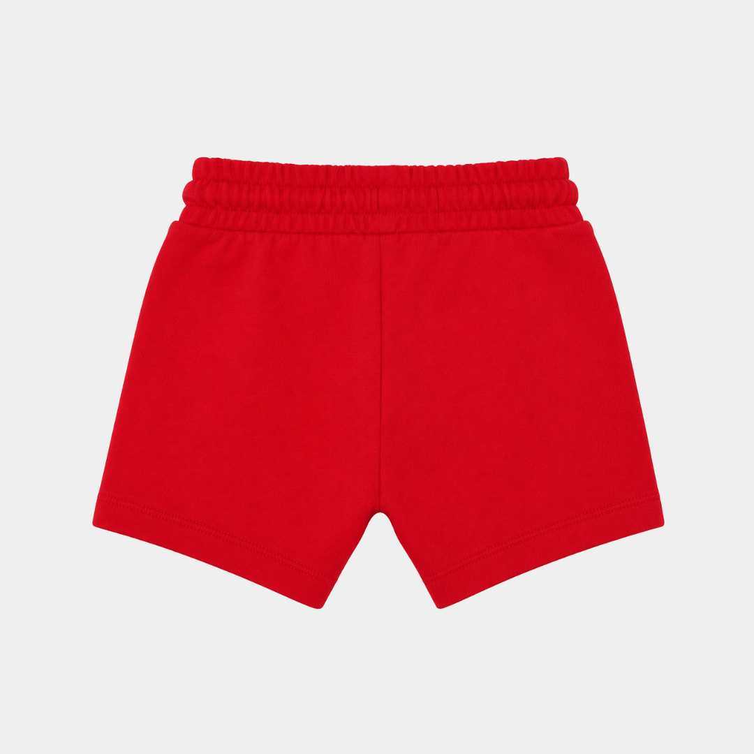 Kids Red Jersey Shorts