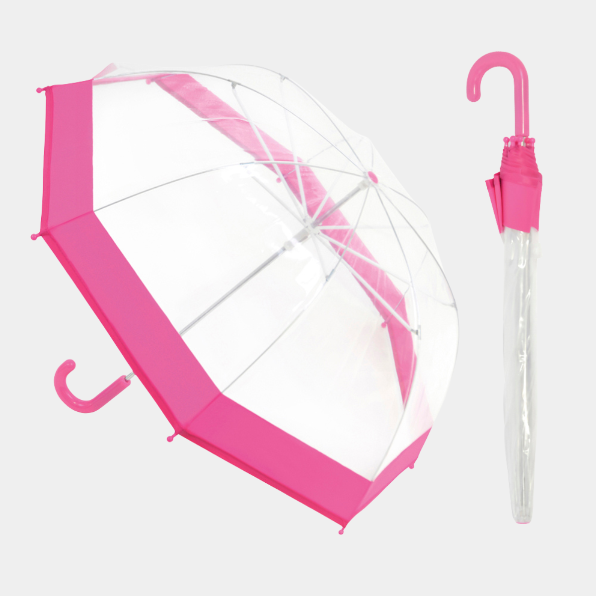 Kids Coloured Edge Umbrella
