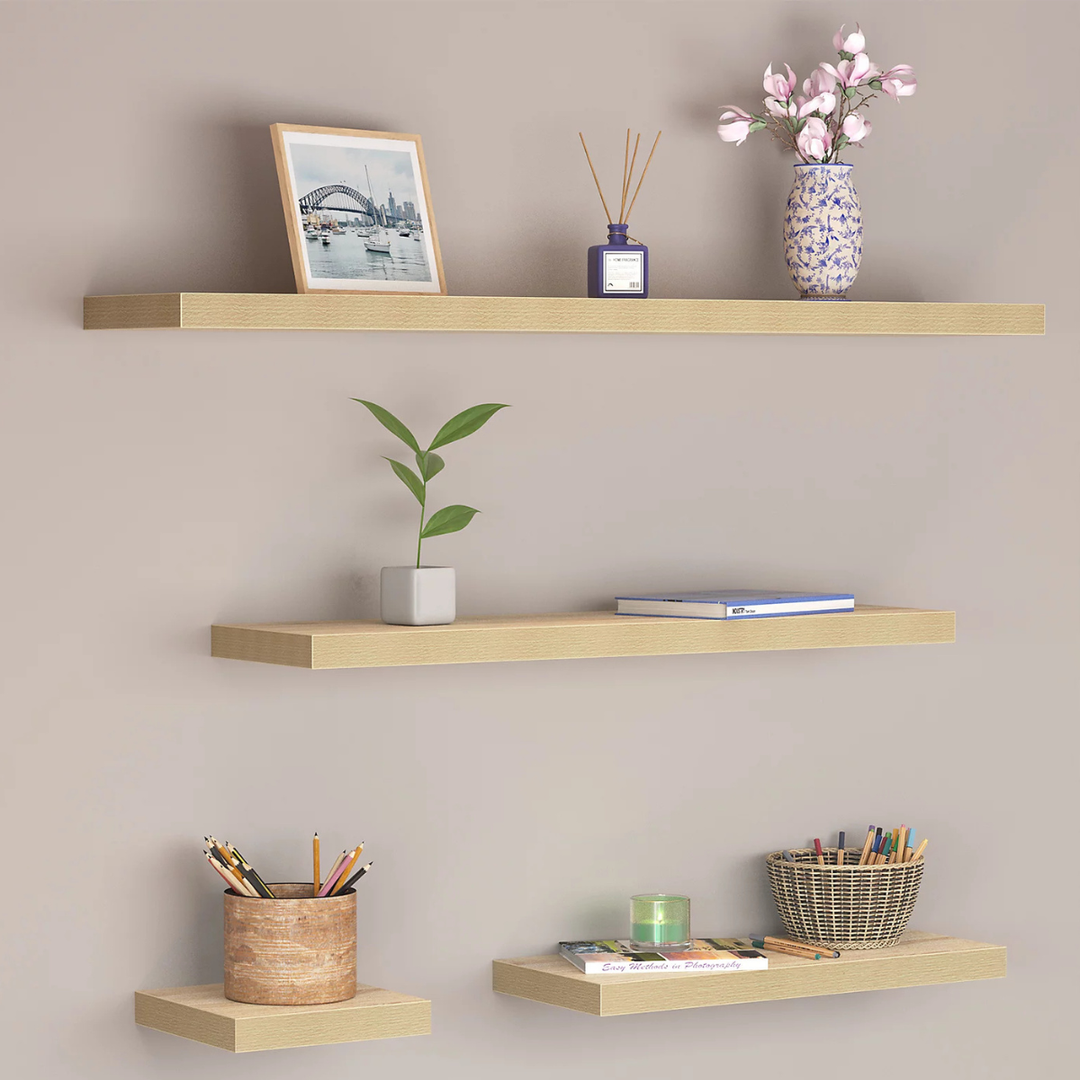 Oak Floating Shelf 60x24cm