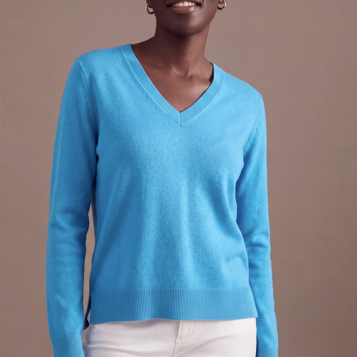 Ladies Super Soft V Neck Jumper