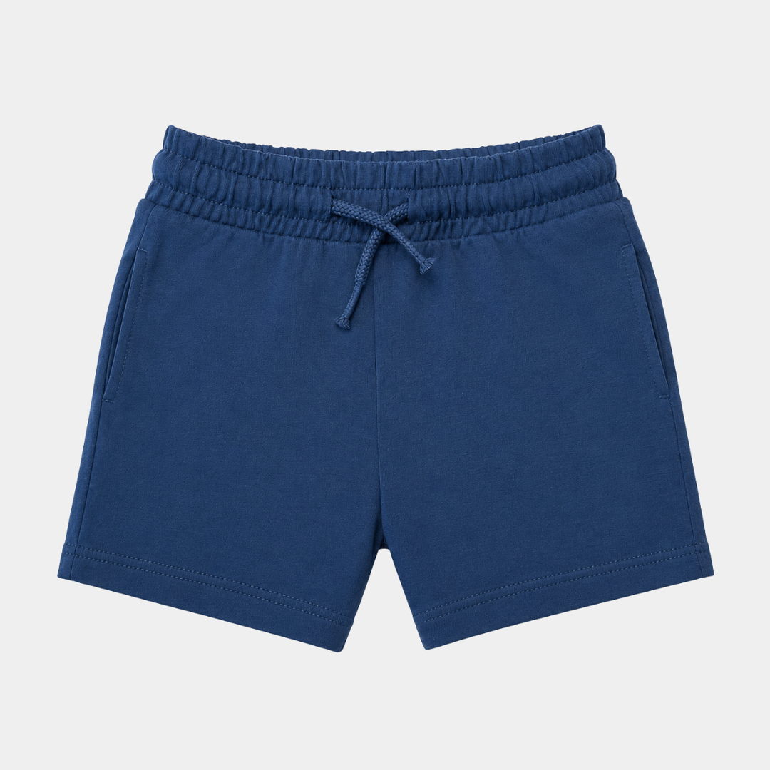Kids Blue Jersey Shorts