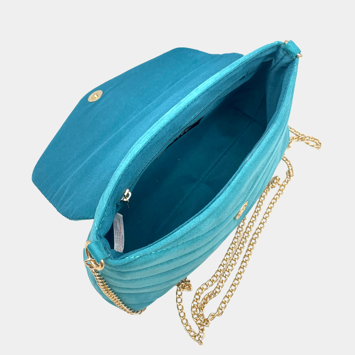Quilted Velvet Clutch