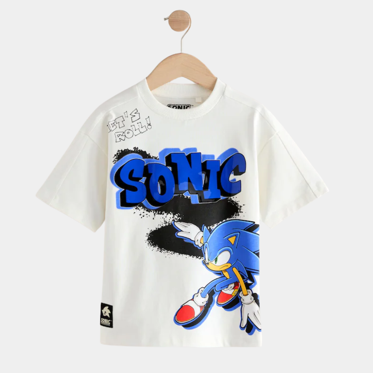 Kids Sonic Lets Roll T-shirt