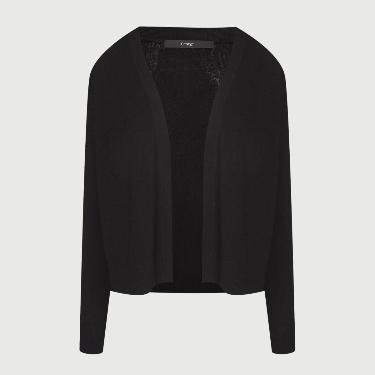 Ladies Crop Edge To Edge Cardigan