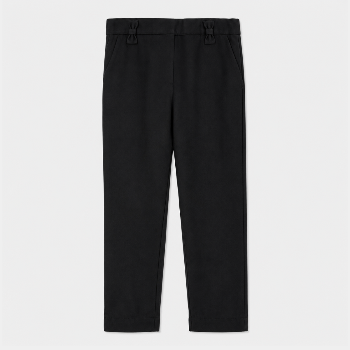 Girls Bow Loop School Trouser