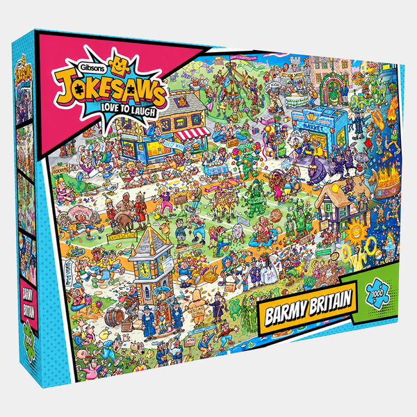1000PC Barmy Britain Gibsons Jigsaw from You Know Who's