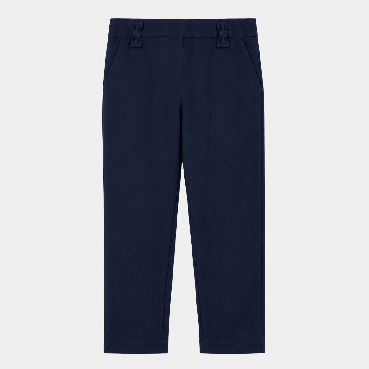 Girls Bow Loop School Trouser