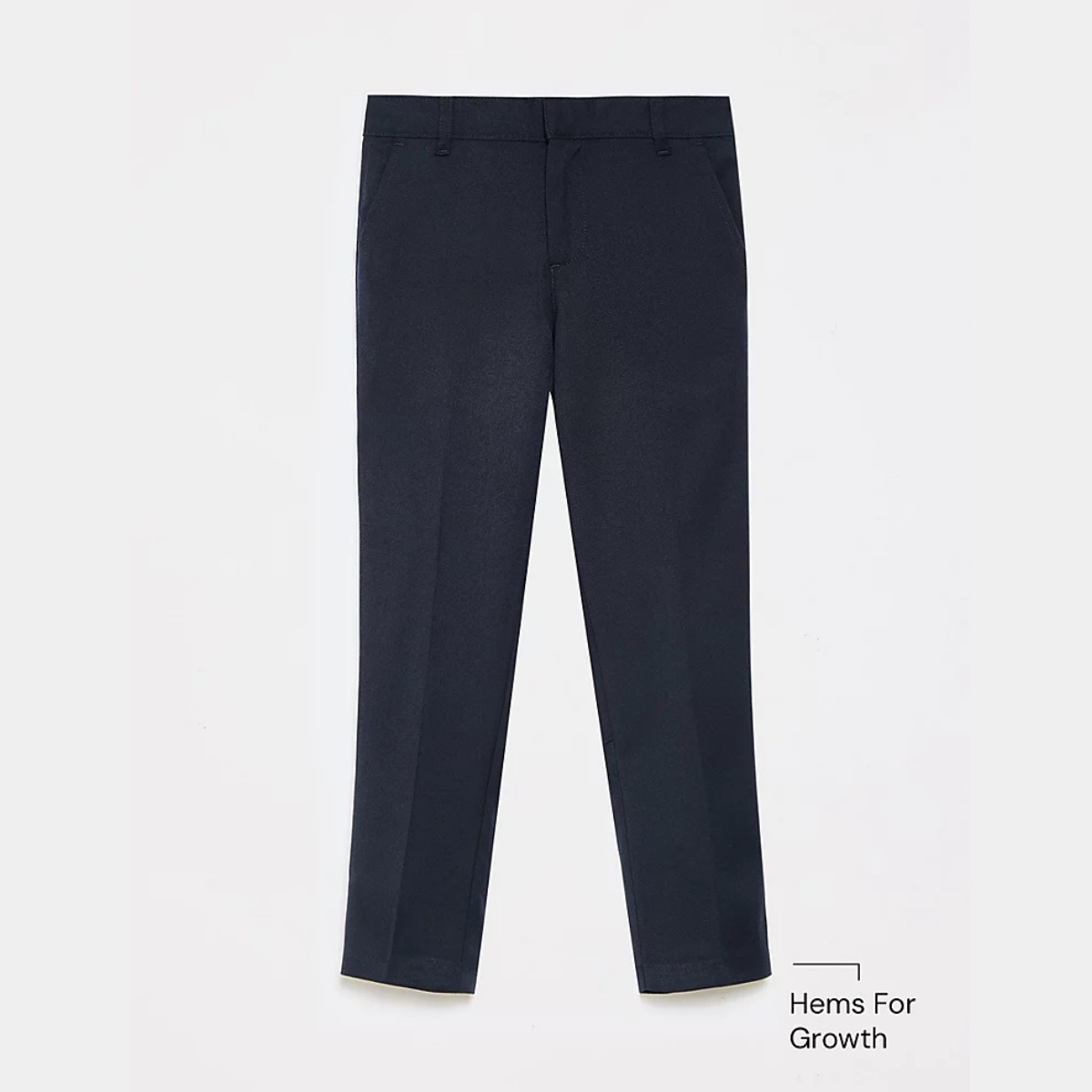 Boys Slim Leg 2pk School Trouser