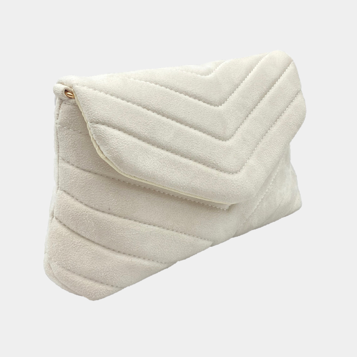 Quilted Velvet Clutch