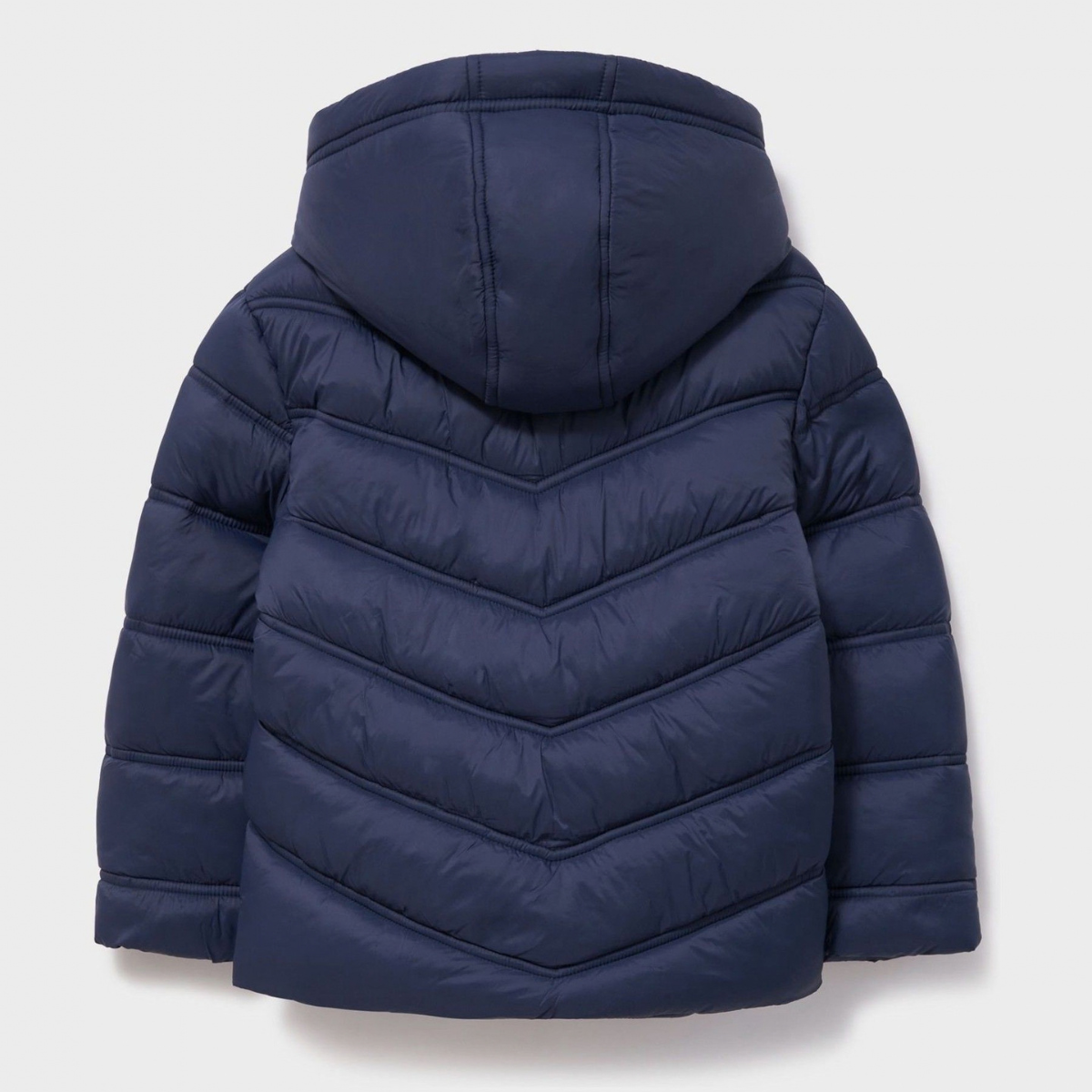Childrens Fleece Lined Chevron Puffer Jacket