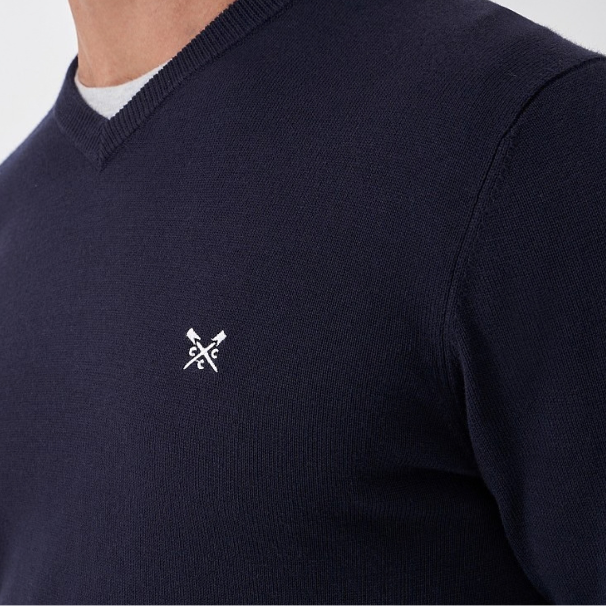 Mens V Neck Jumper