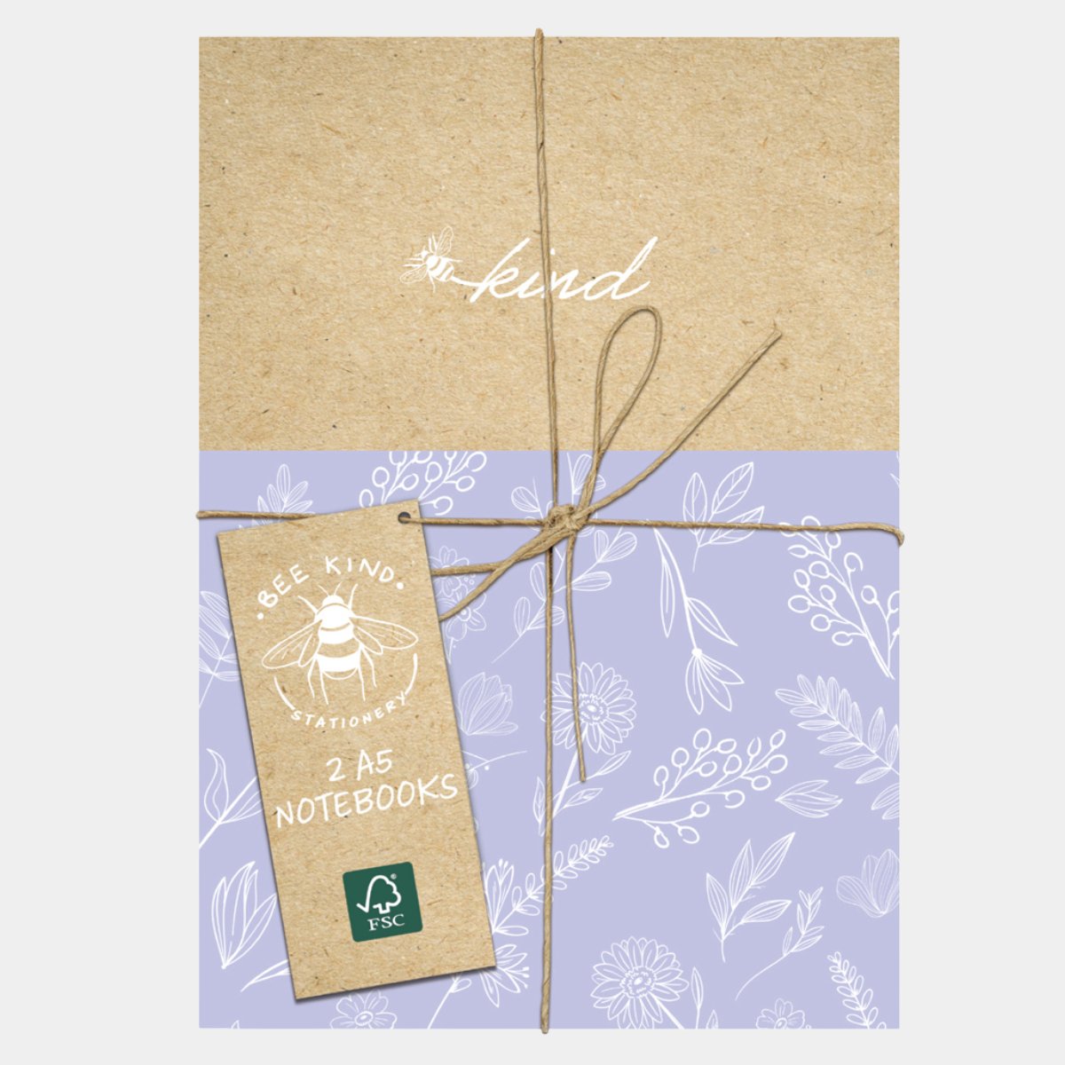 2pk Bee Kind Notebooks from You Know Who's