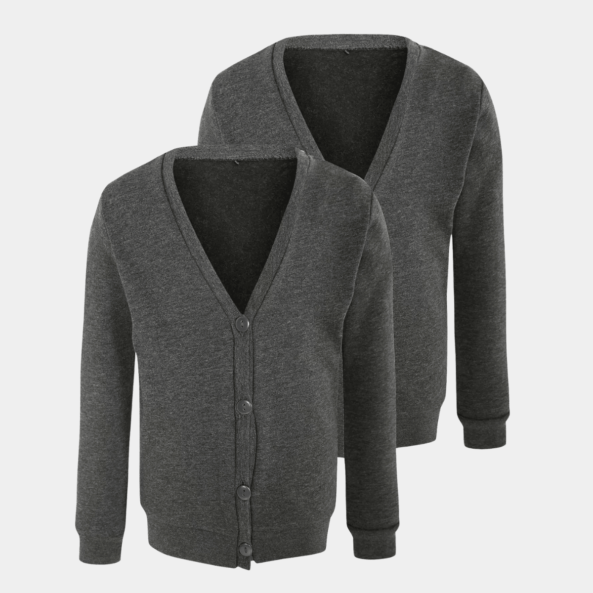 2pk Fleece Lined School Cardigan from You Know Who's